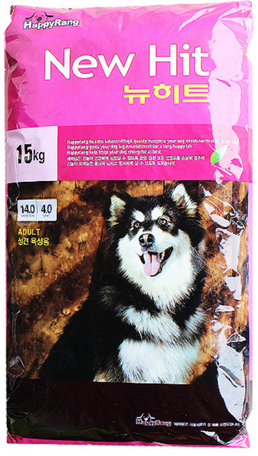 해피랑 뉴히트 애견사료, 15kg, 1개, 곡물