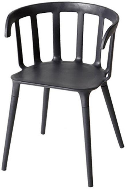 마켓비 BUFFAL 인테리어의자, 차콜, 1개