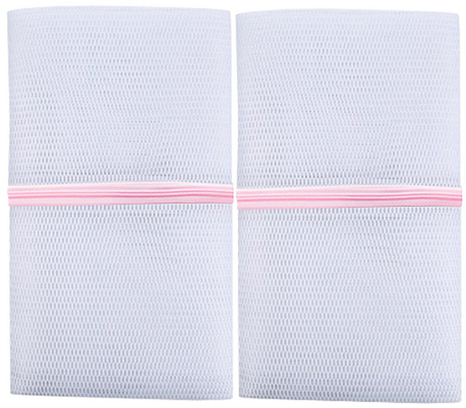 리버그린 튼튼 세탁망 60 x 60 cm, 핑크, 2개