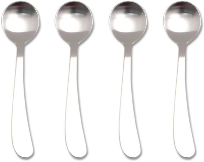 라온누리 웨이브 샤틴 유아스푼 롱, 4개입