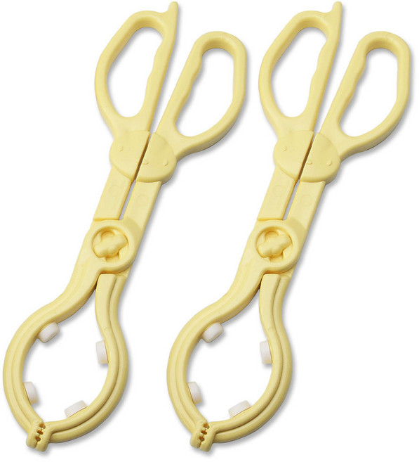 베이비베어 국내 제조 젖병집게, 옐로우, 2개