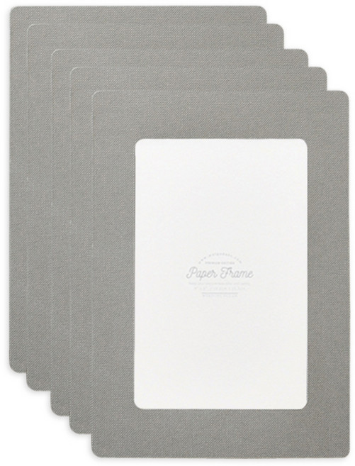 왈가닥스 프리미엄 에디션 페이퍼프레임 사진크기 4 x 6, 그레이, 5개
