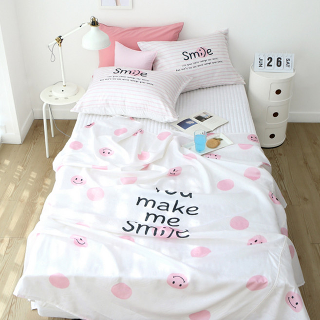 아망떼 풍기인견 홑이불, 핑크