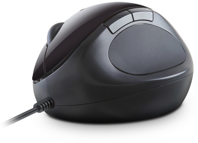 크레앙 휴 Ergo 버티컬 마우스 VM912, VM912BK, 블랙