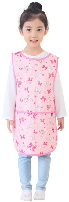 플리에 여아용 민소매 앞치마