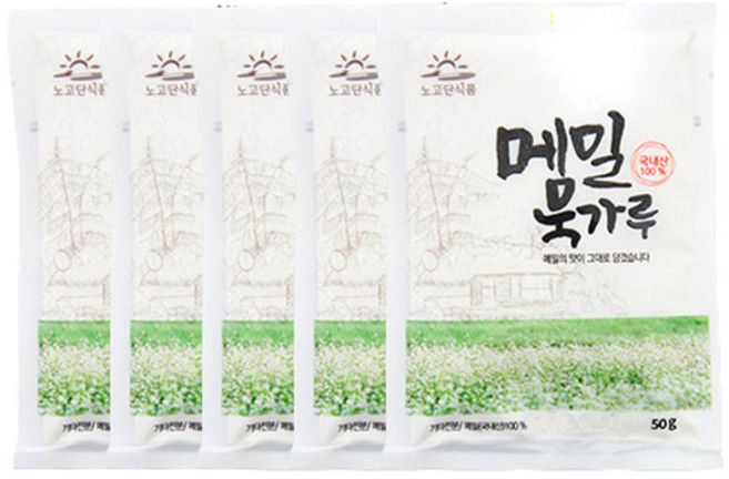 고미네 메밀묵가루, 50g, 5개