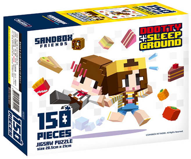 도티앤잠뜰 직소퍼즐, 150피스, 댄스 모드, 150피스, 1개