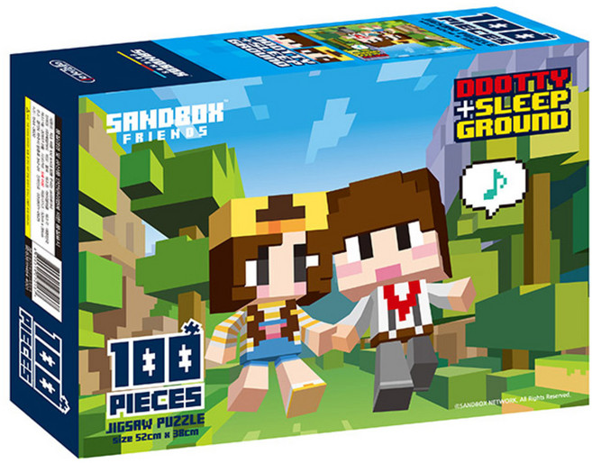 도티앤잠뜰 직소퍼즐, 100피스, 우리는 크리에이터, 150피스, 1개