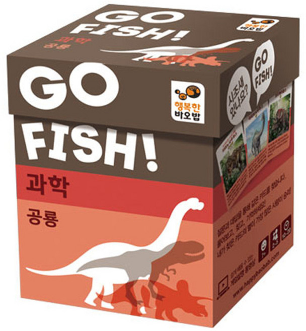 HAPPY BAOBAB Go Fish 科學學習卡牌遊戲, 恐龍, 1個