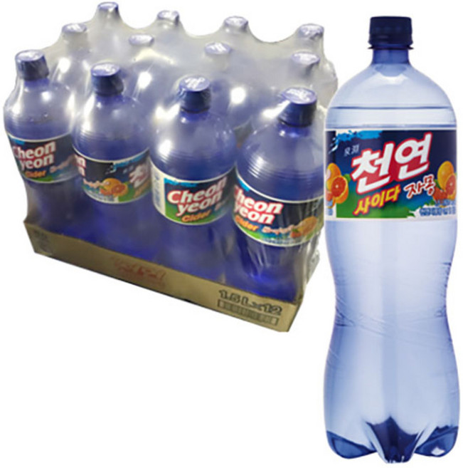일화 천연 사이다 자몽, 1.5L, 12개
