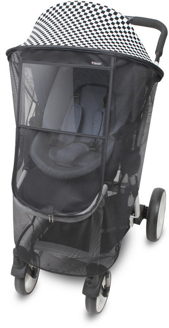 마니또 유모차 햇빛가리개 매직셰이드 스칸디, 모자이크 블랙, 1개