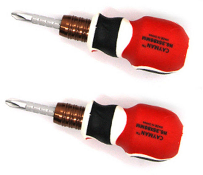 카이만 길이 조절 드라이버 6 x 85 mm, 2개