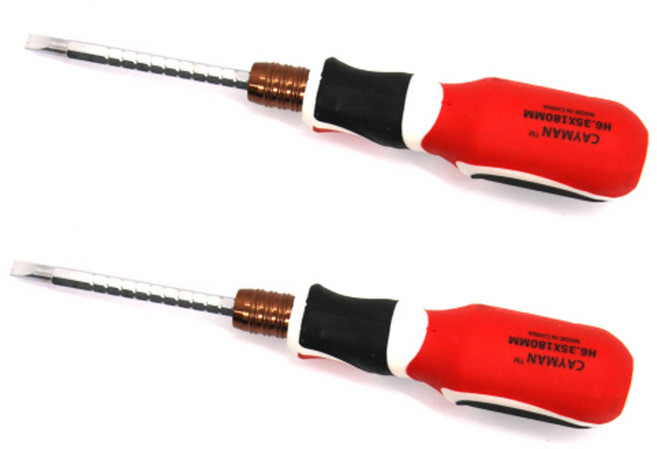 카이만 길이 조절 드라이버 6 x 180 mm, 2개입