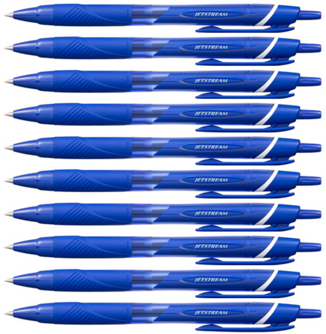 제트스트림 유니 볼펜 SXN-150 0.5mm, 블루, 10개