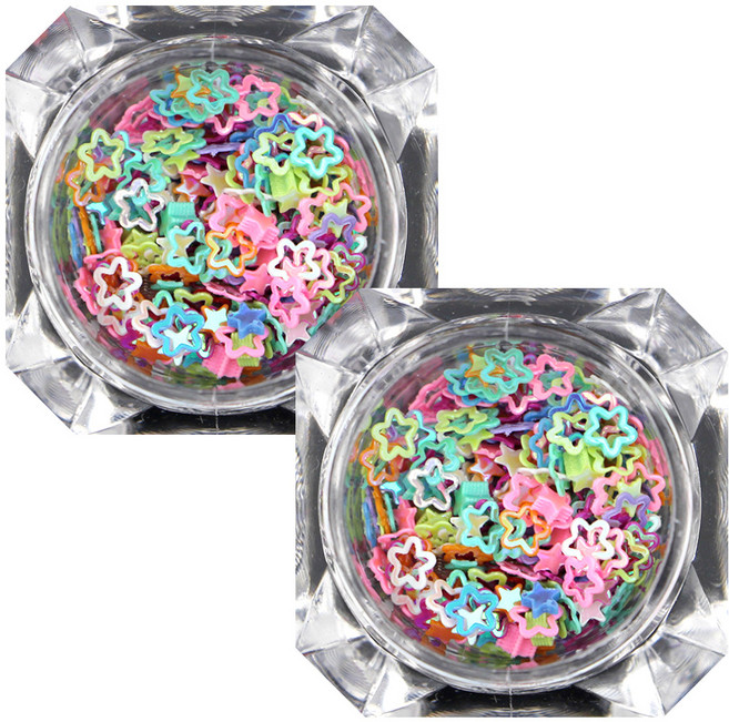 이코디 캔디 네일글리터, 라인스타, 2개입