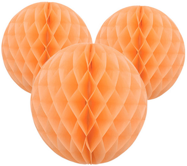 파티팡 허니컴볼 20cm, 피치, 3개입