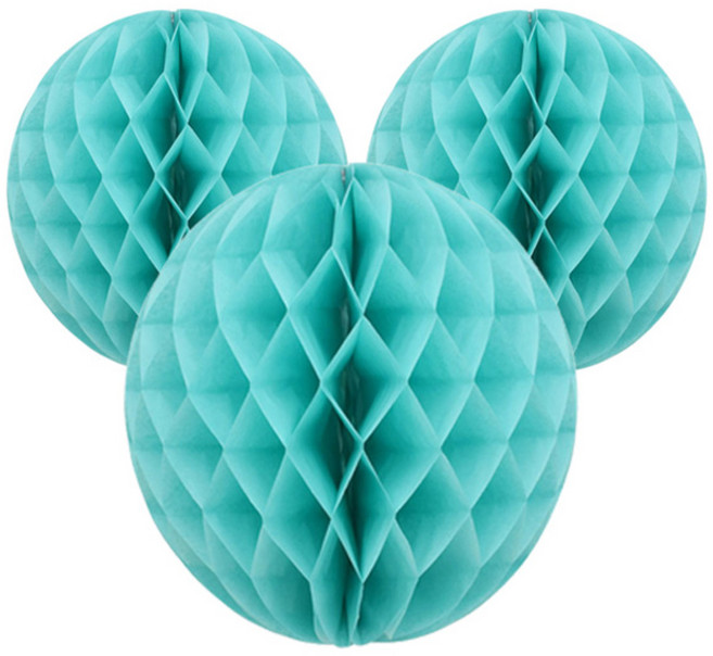 파티팡 허니컴볼 20cm, 민트, 3개입