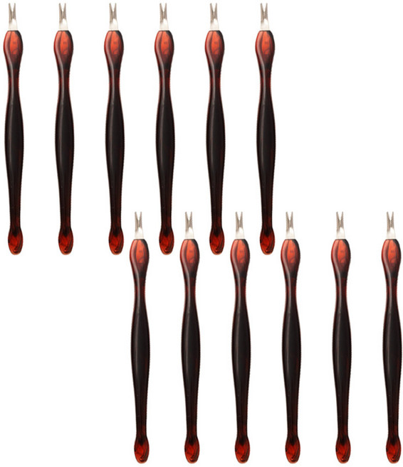 세븐스타 손톱 큐티클 제거용 밀대 대형 6p, 브라운, 2개