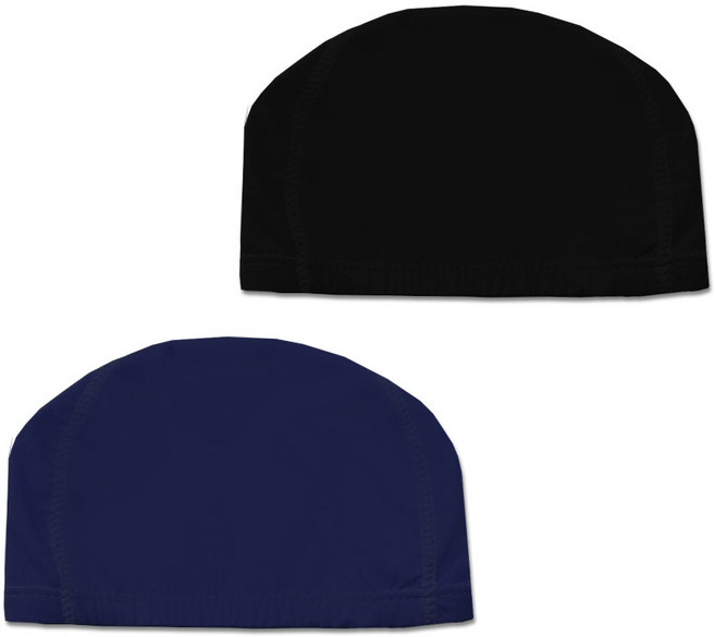bayb 아동수영모, 블랙 + 네이비, 2개