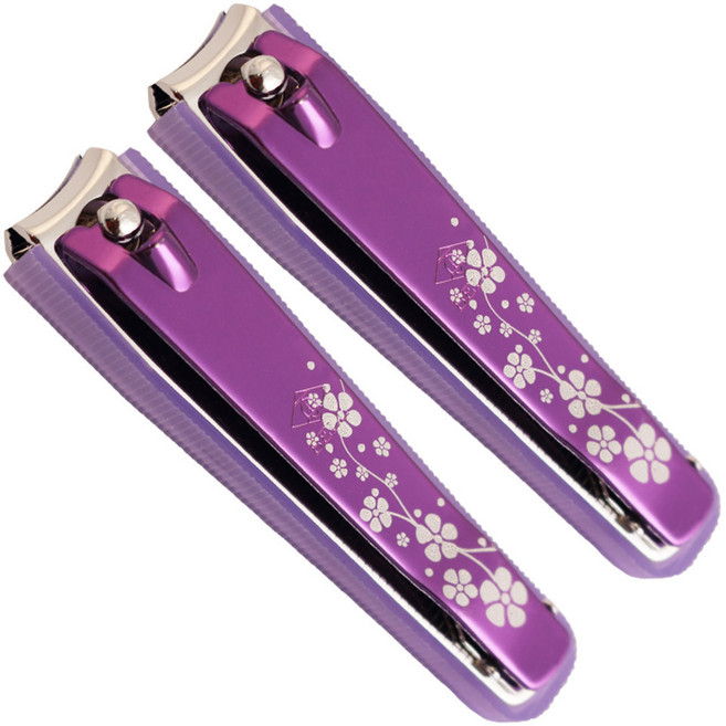 세븐스타 프리미엄손톱깎이 대형, 퍼플, 2개
