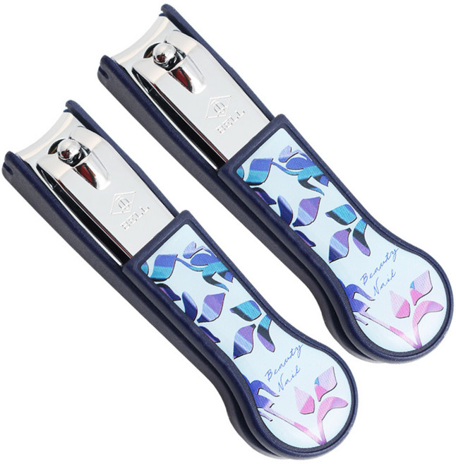 세븐스타 디자인 손톱깎이, 블루, 2개