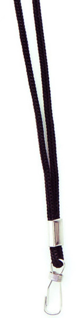 VIC 외줄고리 명찰줄 3mm, 검정색, 50개입