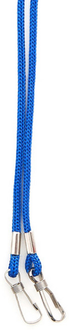 VIC 양줄고리 명찰줄 3mm, 청색, 50개입