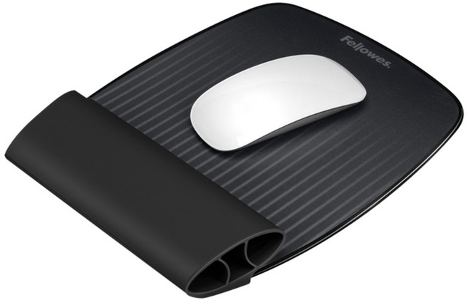 펠로우즈 I-Spire Rocking 마우스패드, 블랙, 1개