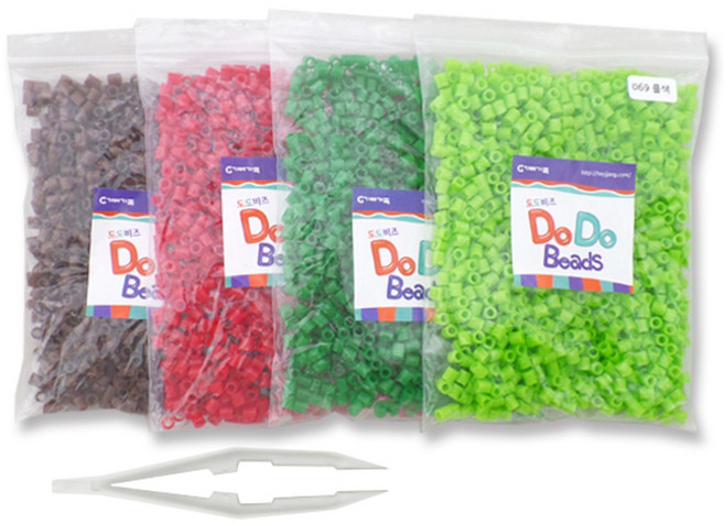 가베가족 도도비즈 학습교구 4색 리필세트 12, 50 진홍색, 12 초콜렛, 69 풀색, 32 포레스트그린, 1세트