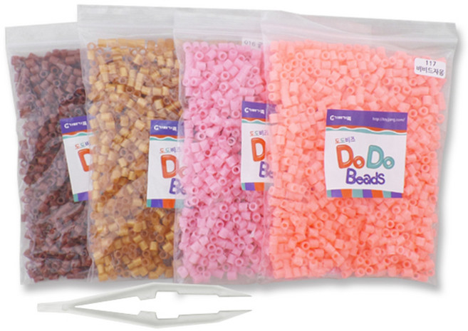 가베가족 도도비즈 학습교구 4색 입문세트 9, 117 비비드자몽, 85 베이비핑크, 16 골드, 89 카라멜, 1세트