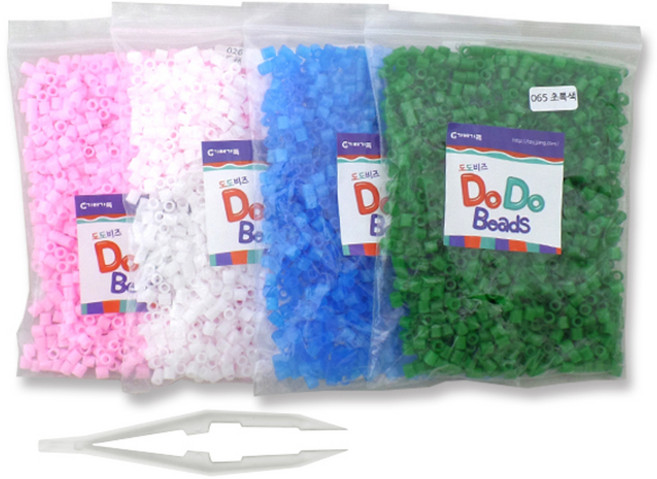 가베가족 도도비즈 학습교구 4색 리필세트 23, 26 코튼캔디, 96 펄화이트, 65 초록색, 72 아쿠아마린, 1세트