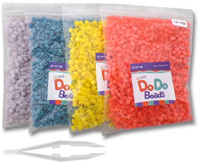 가베가족 도도비즈 학습교구 4색 리필세트 25, 120 코랄, 21 피콕그린, 37 개나리, 91 로즈그레이, 1세트