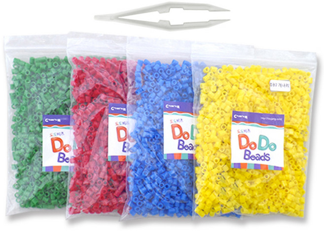 가베가족 도도비즈 학습교구 4색 리필세트 1, 48 카민레드, 37 개나리, 100 진초록, 74 파랑색, 1세트