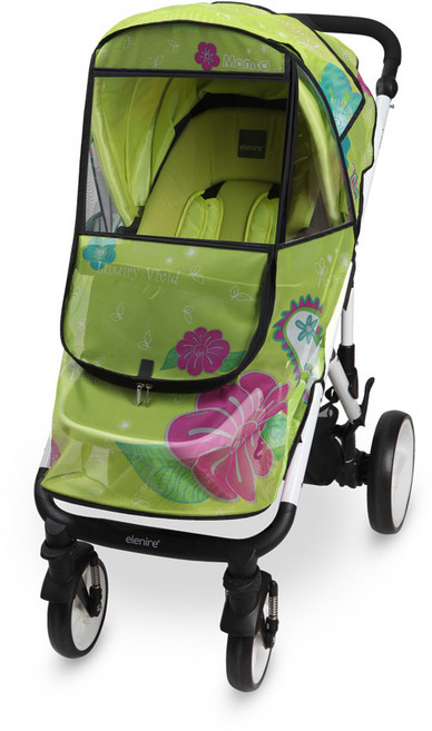 마니또 럭셔리 썸머 베타 유모차 모기장, 그린, 1개