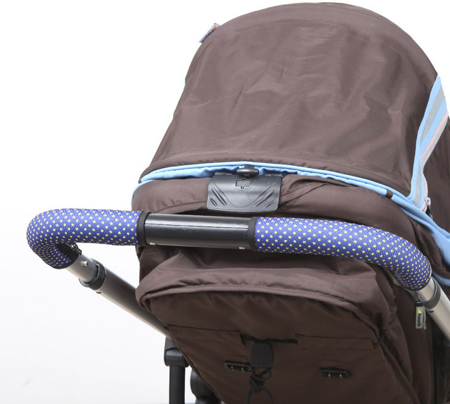 마니또 클린그립 유모차 핸들커버 리안 스핀, 도트 옐로우, 1개