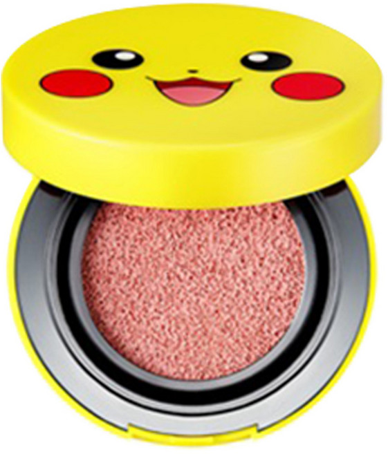토니모리 포켓몬 피카츄 미니 쿠션 블러셔, 01 핑크판타지, 1개