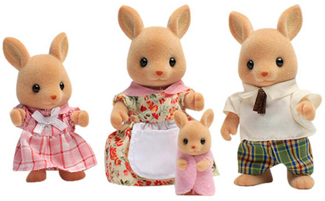 EPOCH Sylvanian Families 森林家族 家庭娃娃 袋鼠家族 5272, 1個