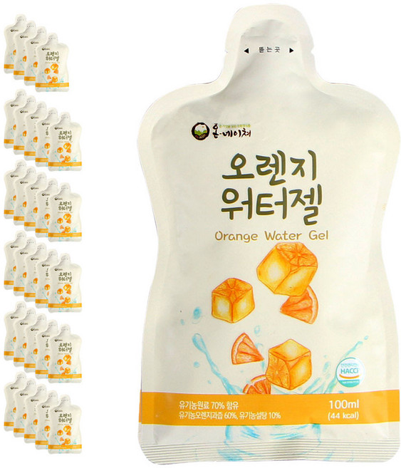 온네이쳐 오렌지 워터젤, 100ml, 30개