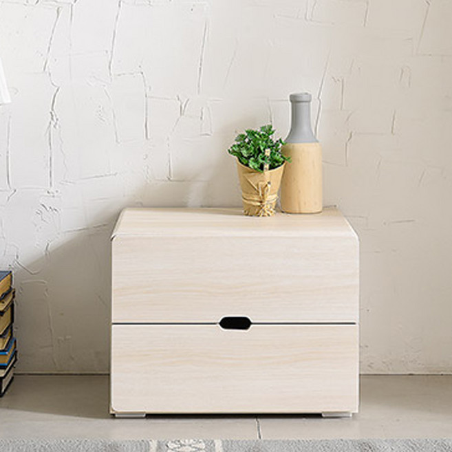 JD FURNITURE Romi 抽屜櫃 床頭櫃, 白相思木色