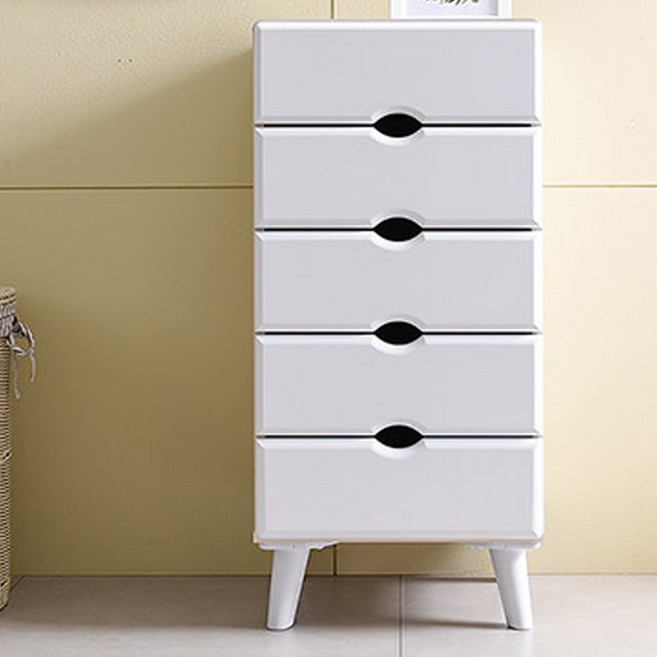 제이디퍼니처 고급 5단 서랍장, 백화이트, 1개