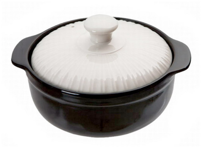 해피정 화이트라인 뚝배기, 15.7cm, 1개