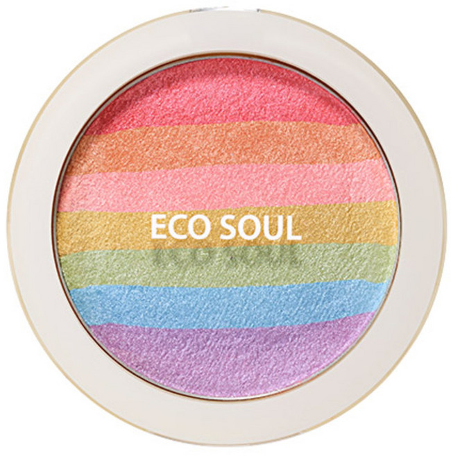 더샘 에코 소울 무지개 블러셔 8g, 혼합 색상, 1개