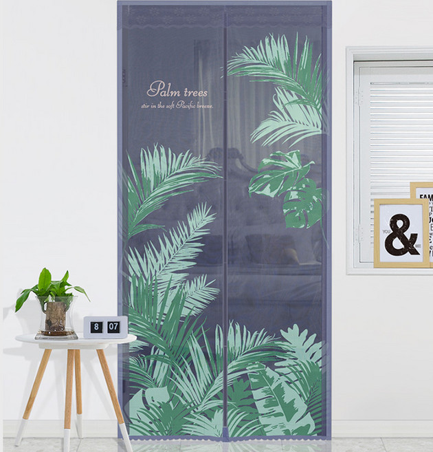 다샵 일체형 자석 프리미엄 모기장, 야자수