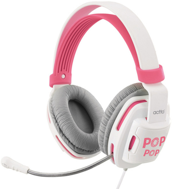 엑토 팝팝 키즈 헤드셋, BKS-74, 핑크
