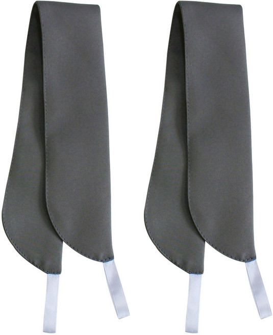 더자리 암막 커튼끈, 차콜그레이, 2개