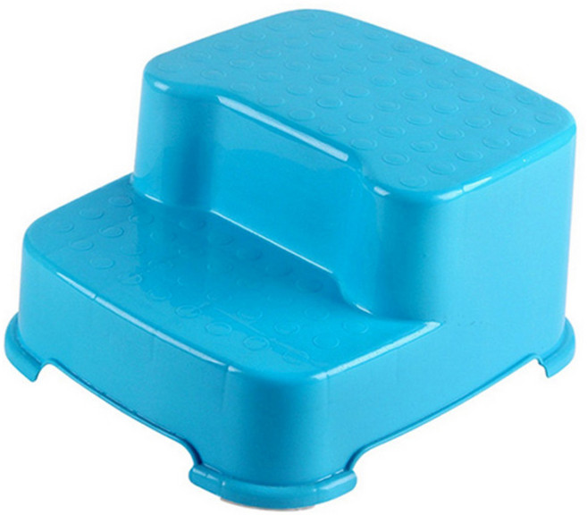 더자카 유아 디딤대용 변기발판, 블루 (Y217LBBI209), 1개