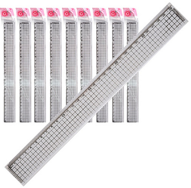 블루마토 30cm 자H, 혼합 색상, 10개입