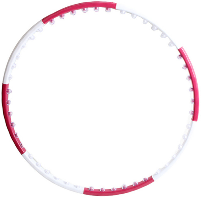 나리아 웨이스트 훌라후프, 1.4kg, 퍼플 + 화이트, 1개