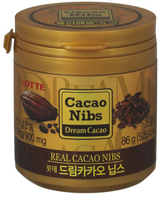롯데제과 드림카카오 닙스 초콜릿, 86g, 1개