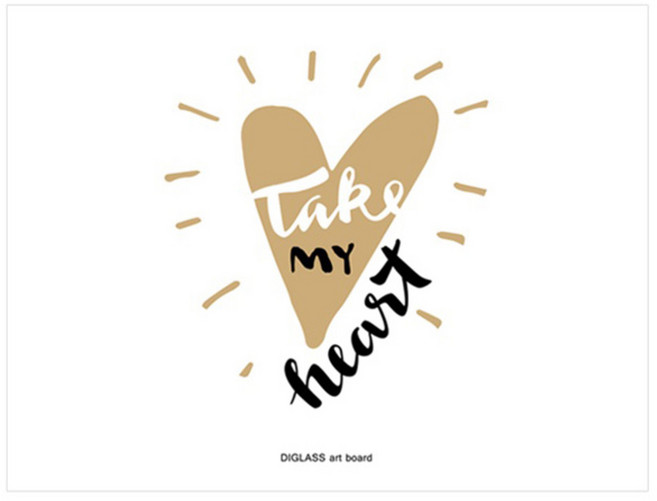 소망아트 주방아트보드 시트지 테익마이허트, 1개